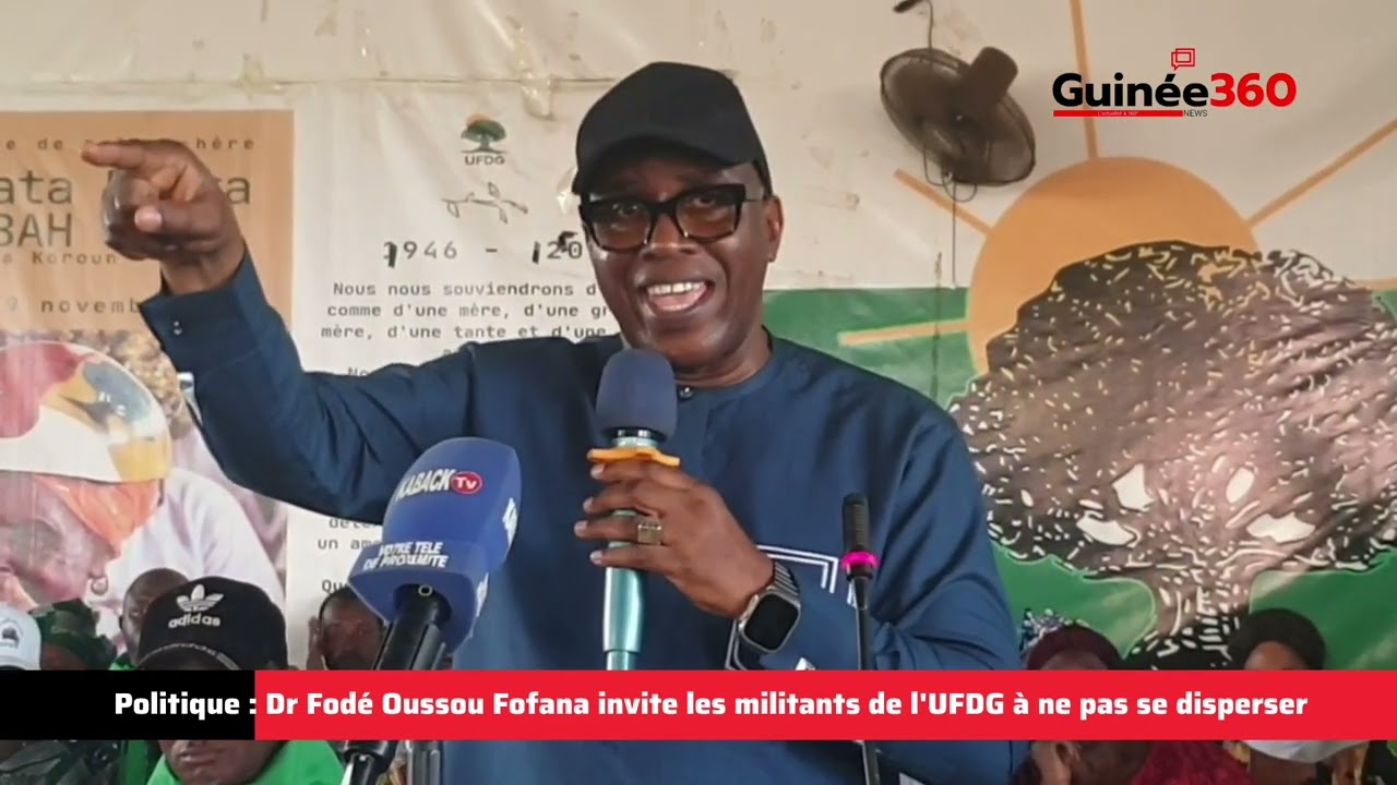 Politique : Dr Fodé Oussou Fofana invite les militants de l
