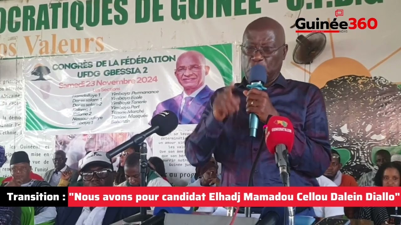 Transition : "Nous avons pour candidat Cellou Dalein Diallo", dixit Kalemodou Yansane