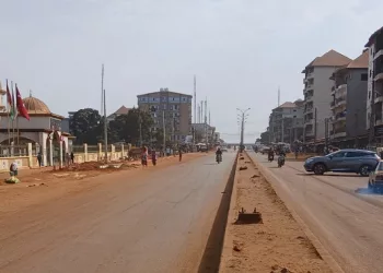 Manifestation sur l’Axe : la circulation perturbée entre Cosa et Hamdallaye