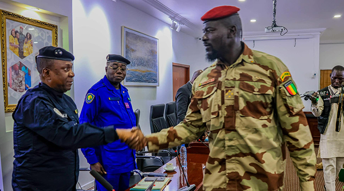 Guinée : le président de la transition limoge le DG de la police nationale