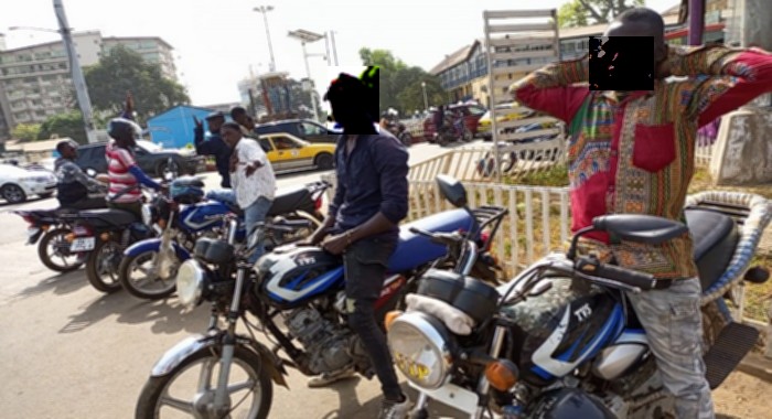 La Police nationale interdit la circulation des mototaxis à Kaloum