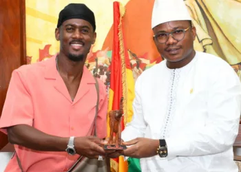 Black M reçu par Dr Dansa: l’artist présente un projet ambitieux  pour la Guinée