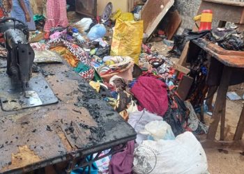 Petit Simbaya : un atelier de couture ravagé par un incendie