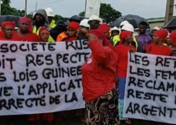 Fria : des employés de Rusal dans la rue pour exiger de meilleures conditions de travail