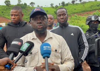 Glissement de terrain à Manéah : « C’est une partie de la montagne qui a cédé », précise Mory Condé