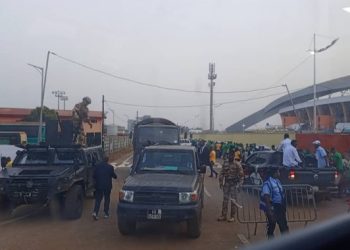 Direct – Stade de Nongo : un important dispositif sécuritaire