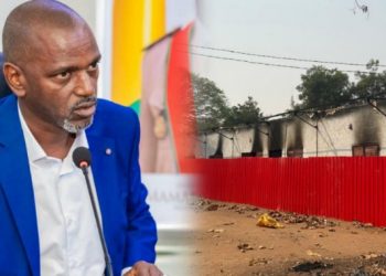 Après l’incendie, le pavillon sinistré de l’ISAV de Faranah transformé en R+2 : les travaux déjà lancés