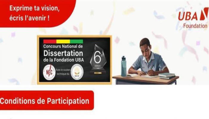 UBA Guinée lance la 6ᵉ édition du Concours National de Dissertation