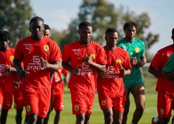 Fenêtre FIFA : première séance d’entraînement du Syli national au Maroc