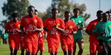 Fenêtre FIFA : première séance d’entraînement du Syli national au Maroc