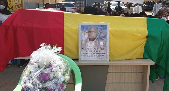 Cour d’appel de Conakry : le magistrat Malick Marcel Oularé reçoit un dernier hommage empreint d’émotion