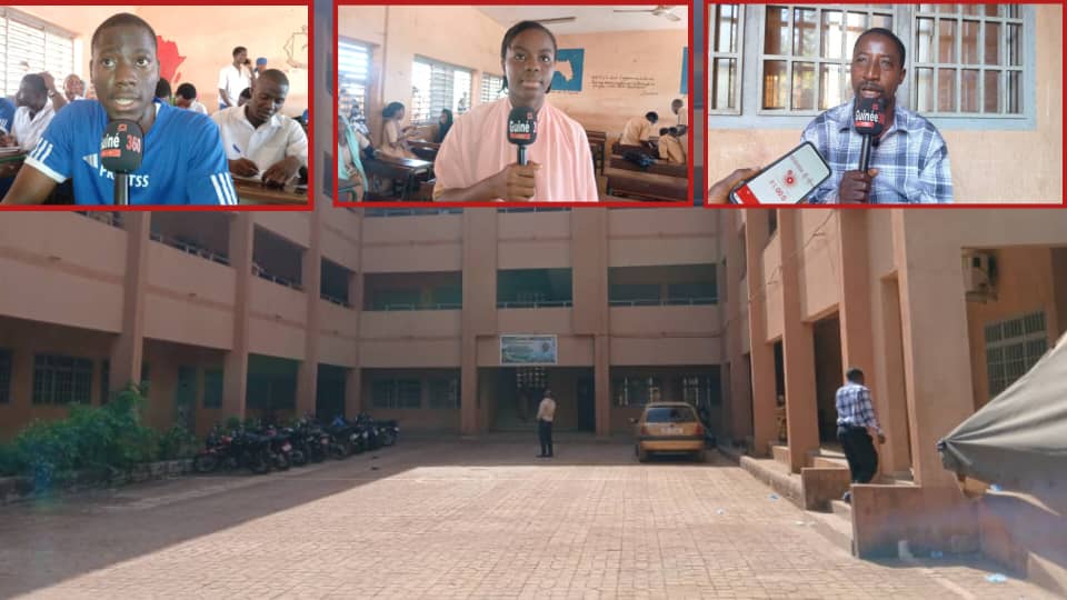 Lycée-collège moderne de Foulamadina : enseignants et candidats rassurés après le réaménagement du calendrier des examens