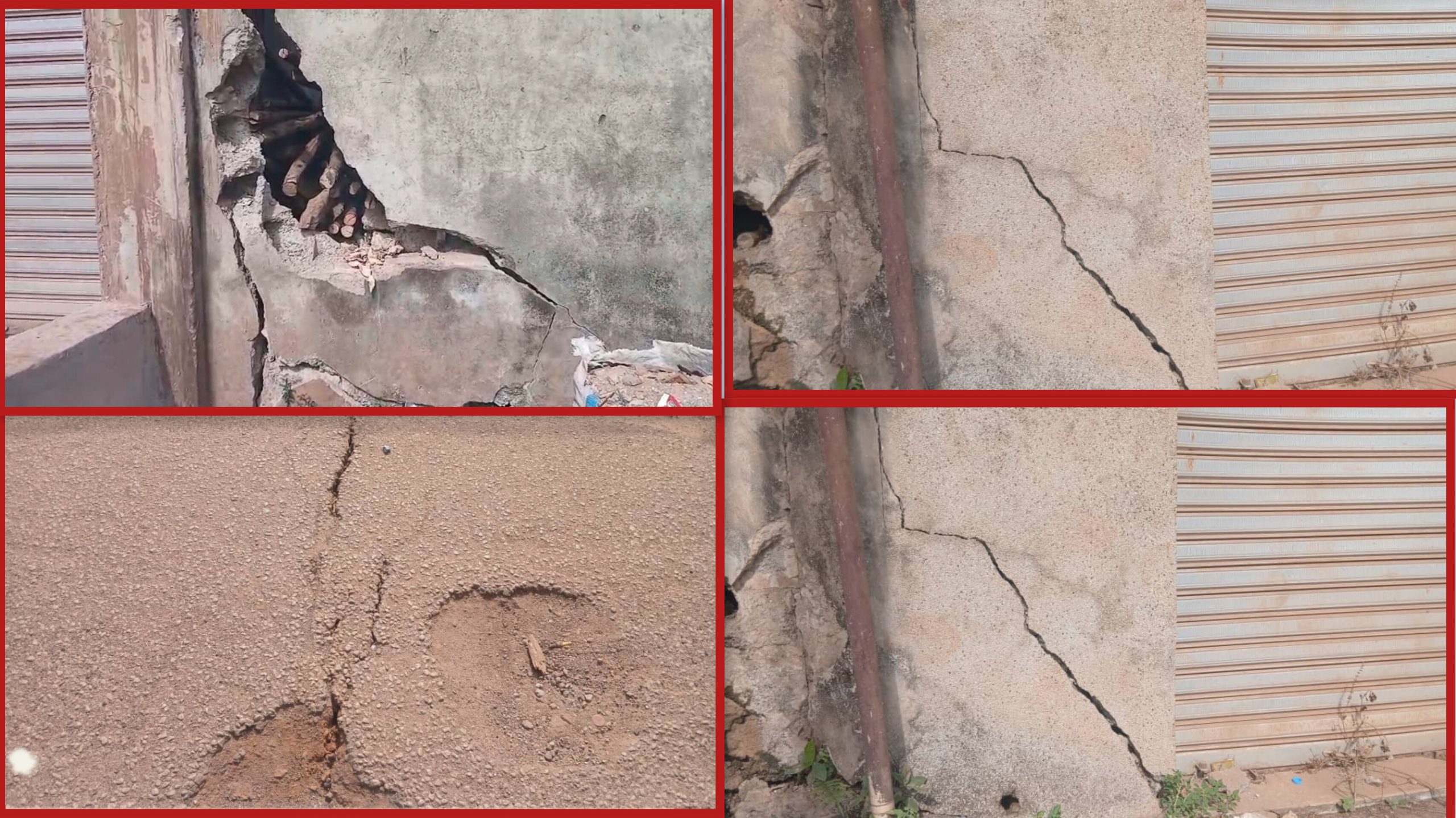 Simambossia : des habitants inquiets par l’apparition des fissures sur les murs et la chaussée